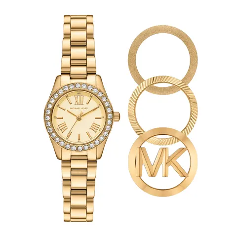 Michael Kors Lexington Brushed Gold-Tone