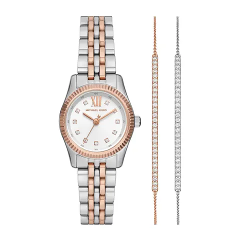 Michael Kors Lexington Pave Two-Tone