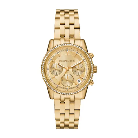 Michael Kors Mini Bryant Pave Gold-Tone