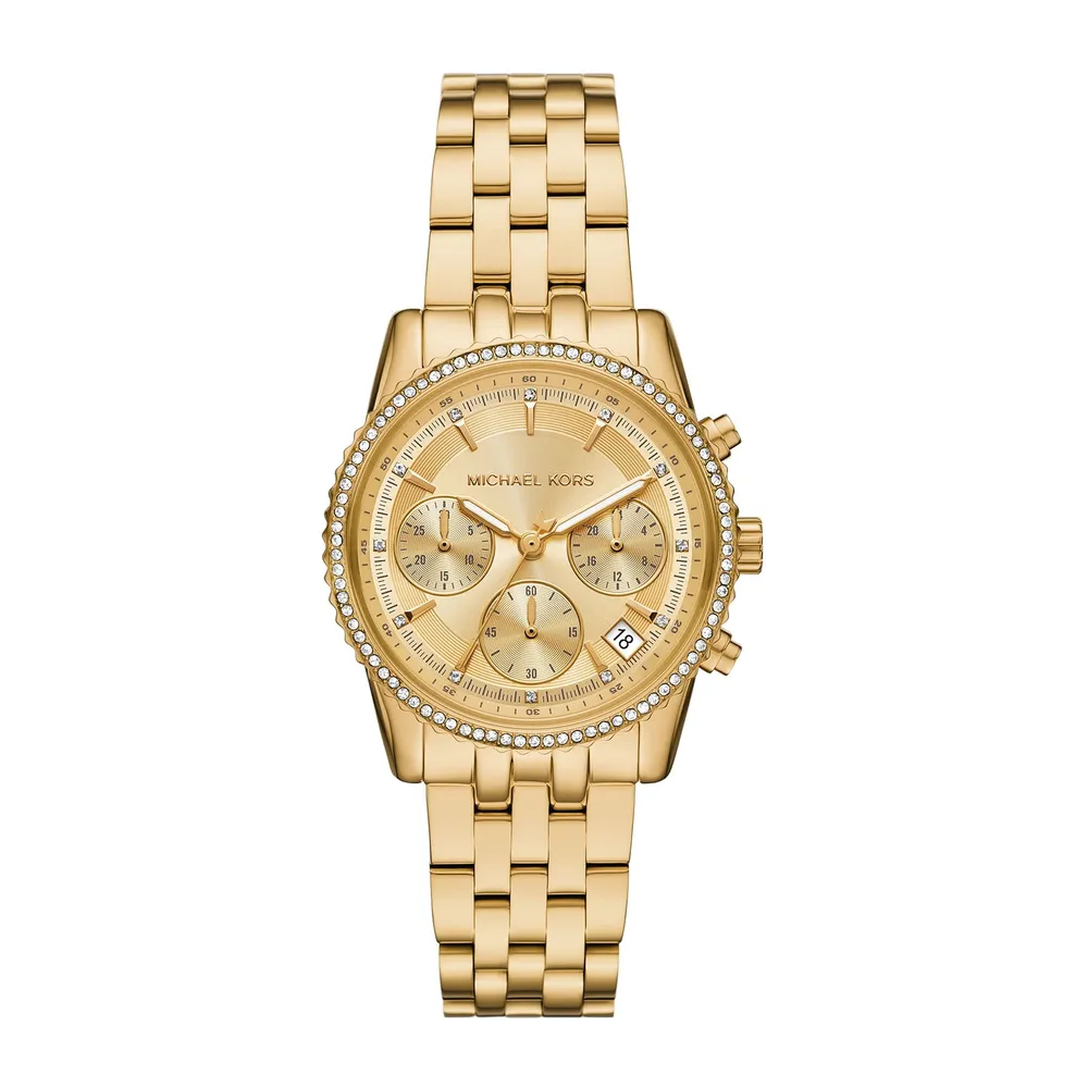 Michael Kors Mini Bryant Pave Gold-Tone MK7530