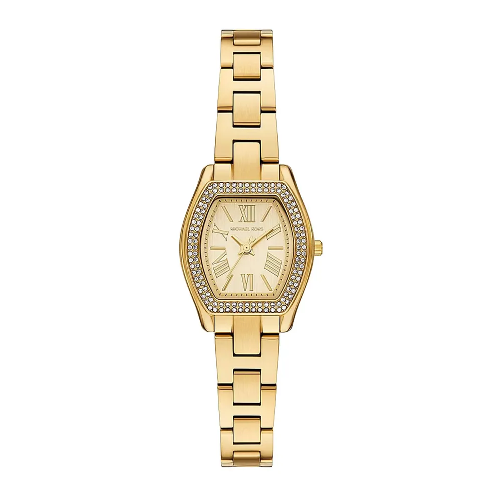Michael Kors Petite Chelsea Pavé Gold-Tone MK7618