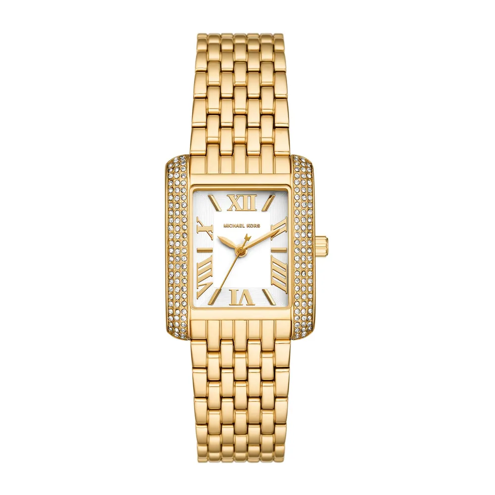 Michael Kors Petite Emery Pave Gold-Tone MK4826