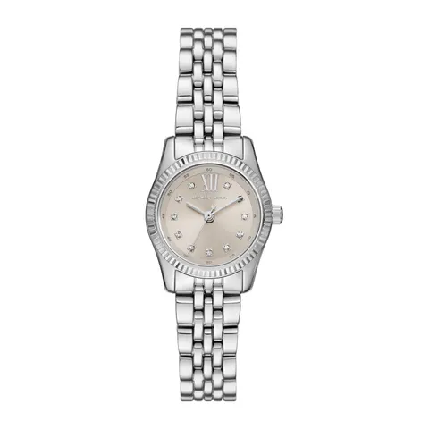 Michael Kors Petite Lexington Pave Silver-Tone
