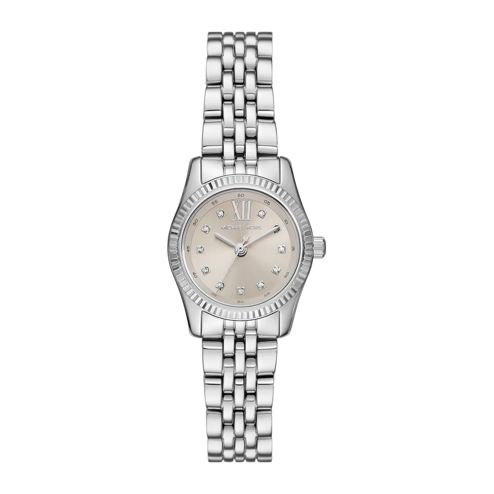 Michael Kors Petite Lexington Pave Silver-Tone MK4843