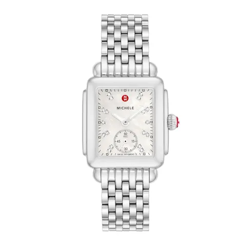 Michele Deco Mid Stainless Diamond Dial