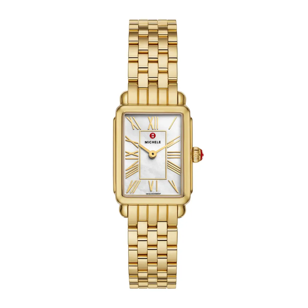 Michele Deco Park 18K Gold-Plated MWW06E000146