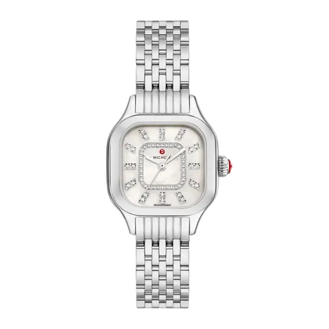 Michele Meggie Stainless Steel Diamond Dial