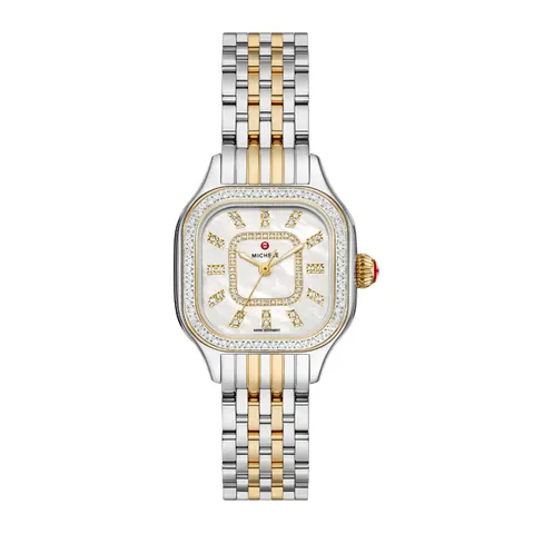 Michele Meggie Two-Tone 18K Gold-Plated Diamond