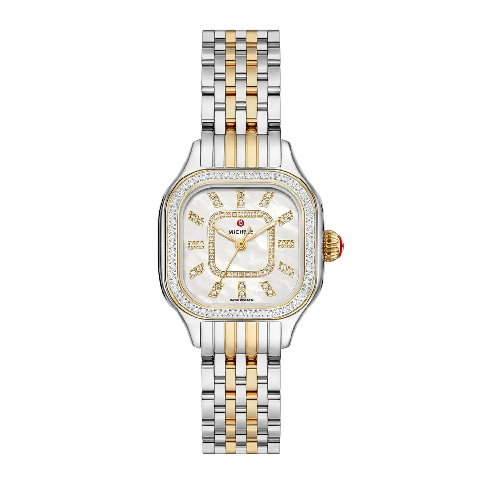 Michele Meggie Two-Tone 18K Gold-Plated Diamond MWW33B000002