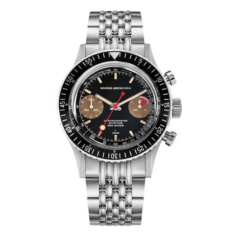 Nivada Grenchen Chronomaster Lollipop Honey