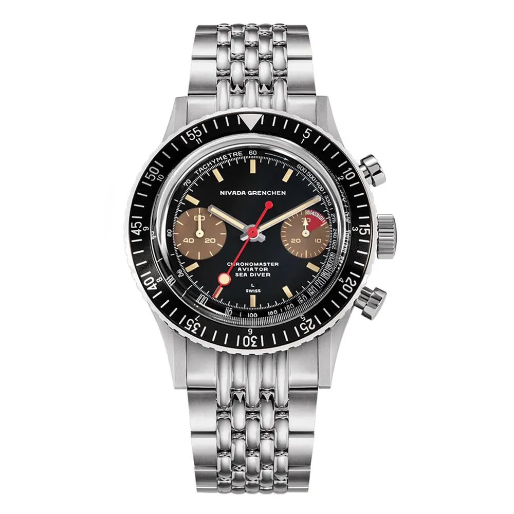 Nivada Grenchen Chronomaster Lollipop Honey 85008M04