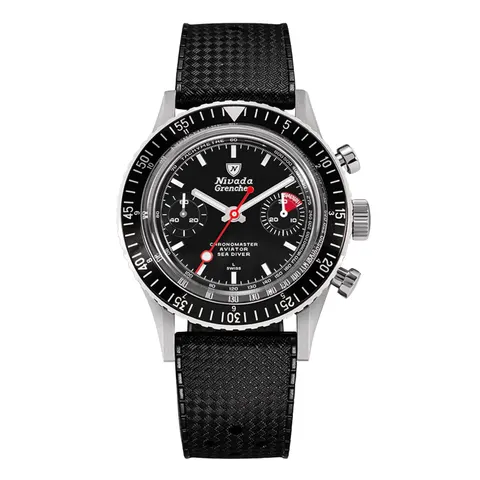 Nivada Grenchen Chronomaster White Lollipop