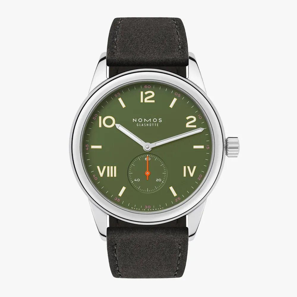 NOMOS Glashütte Club Campus 38 All Olive 739