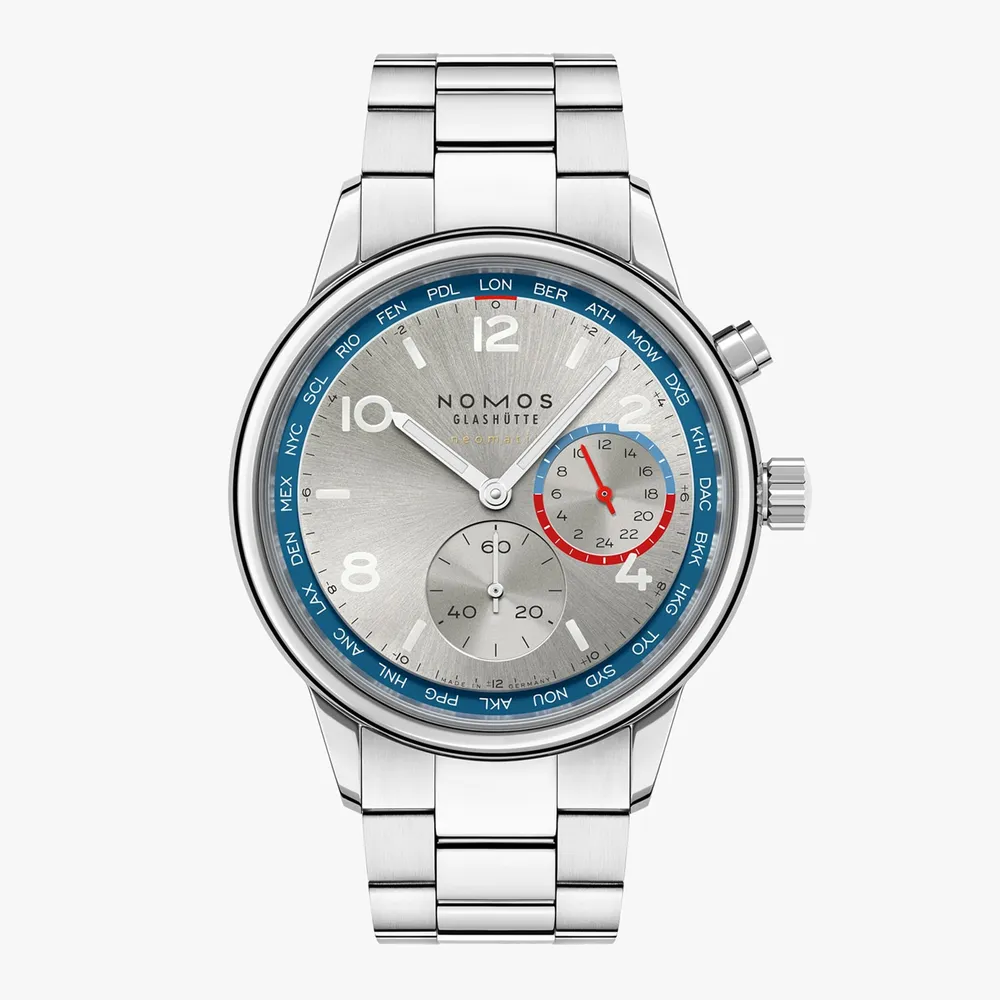 NOMOS Glashütte Club Sport Neomatik Worldtimer 791