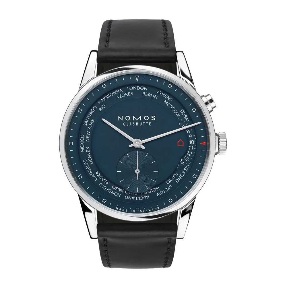 NOMOS Glashütte Zurich Worldtimer Midnight Blue 807