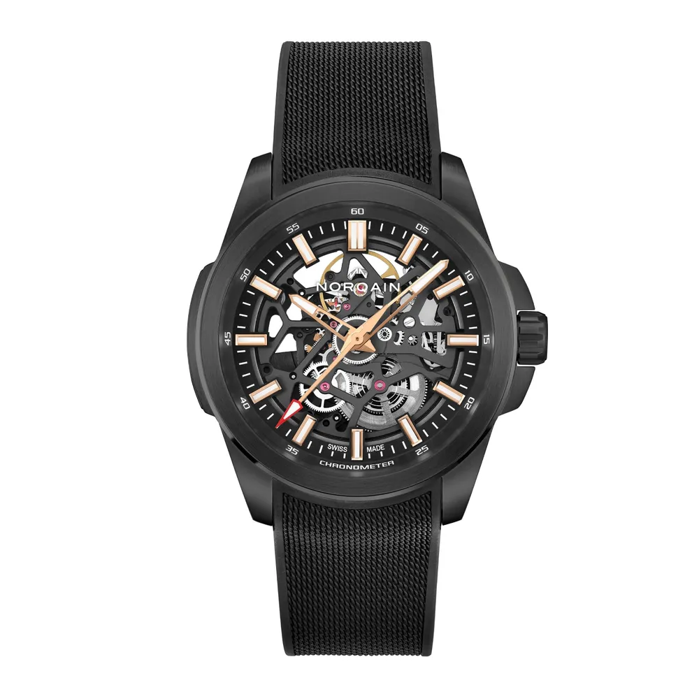 NORQAIN Independence Skeleton Black N3000.07T01.B03.R01