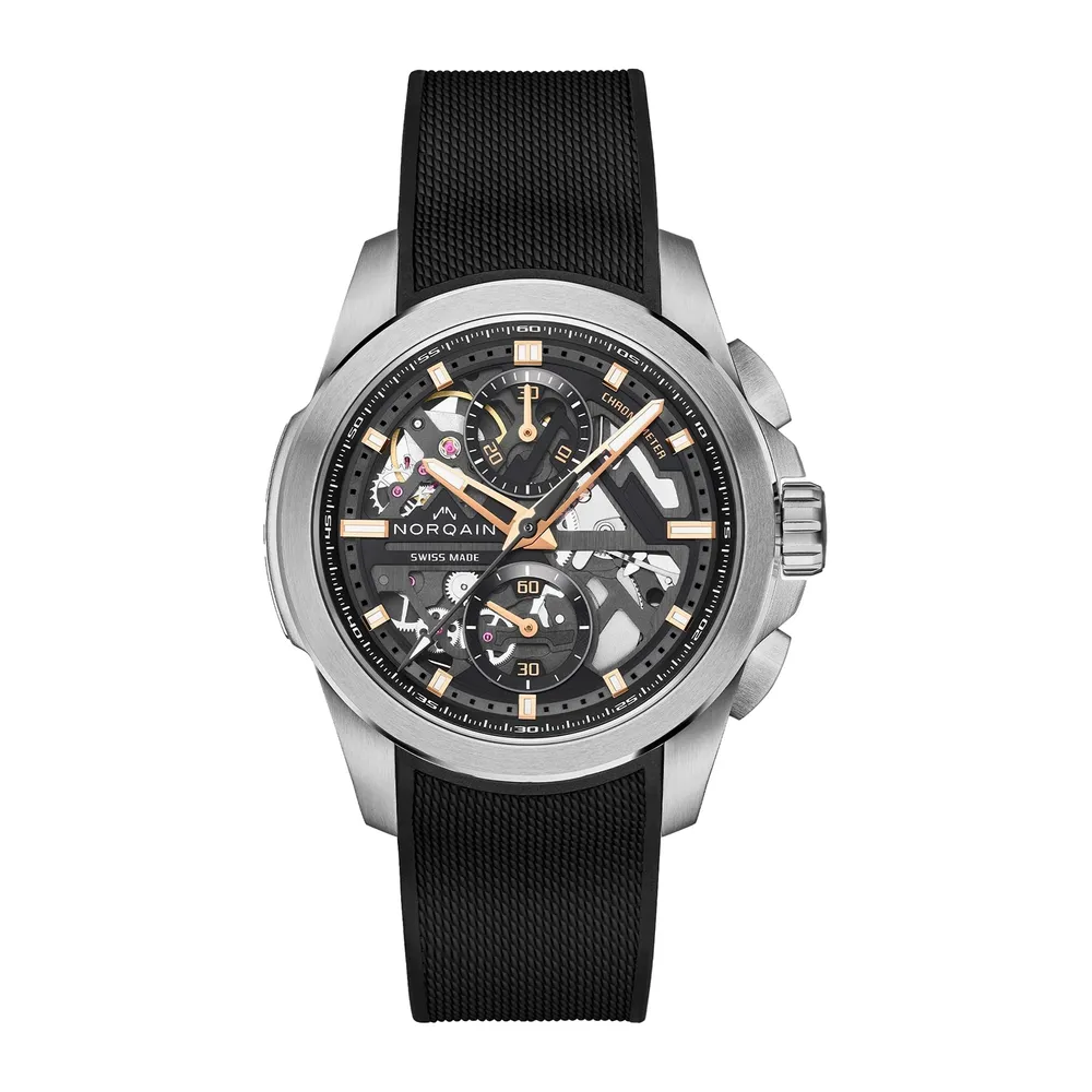 NORQAIN Independence Skeleton Chrono N3200.40S01.B01.R01