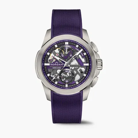 NORQAIN Independence Skeleton Chrono Purple