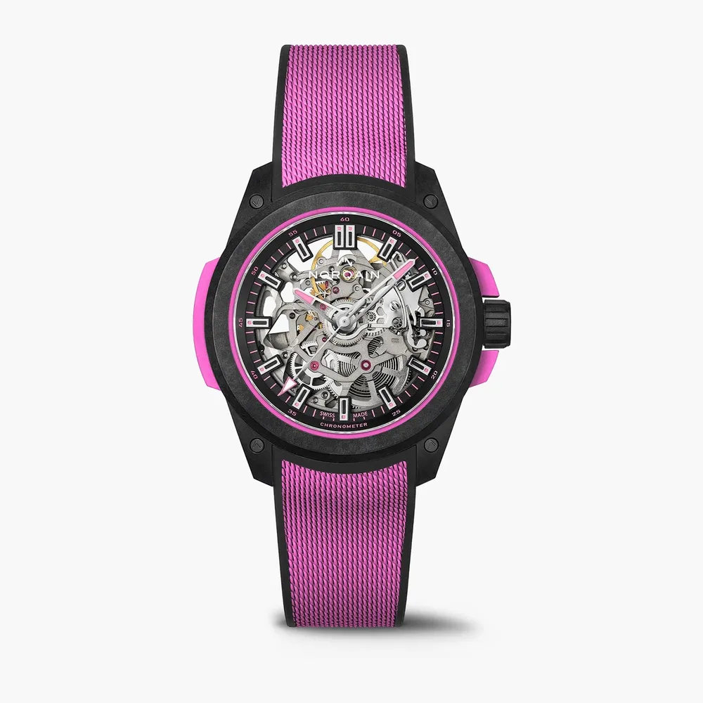 NORQAIN Wild ONE Skeleton Hyper Pink N3001.07Q04.B03.R01
