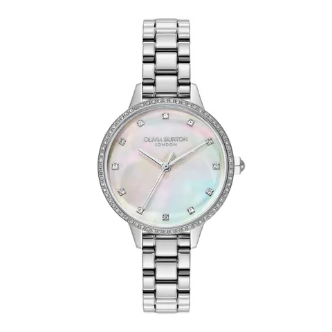 Olivia Burton Captivate Mother of Pearl And Silver