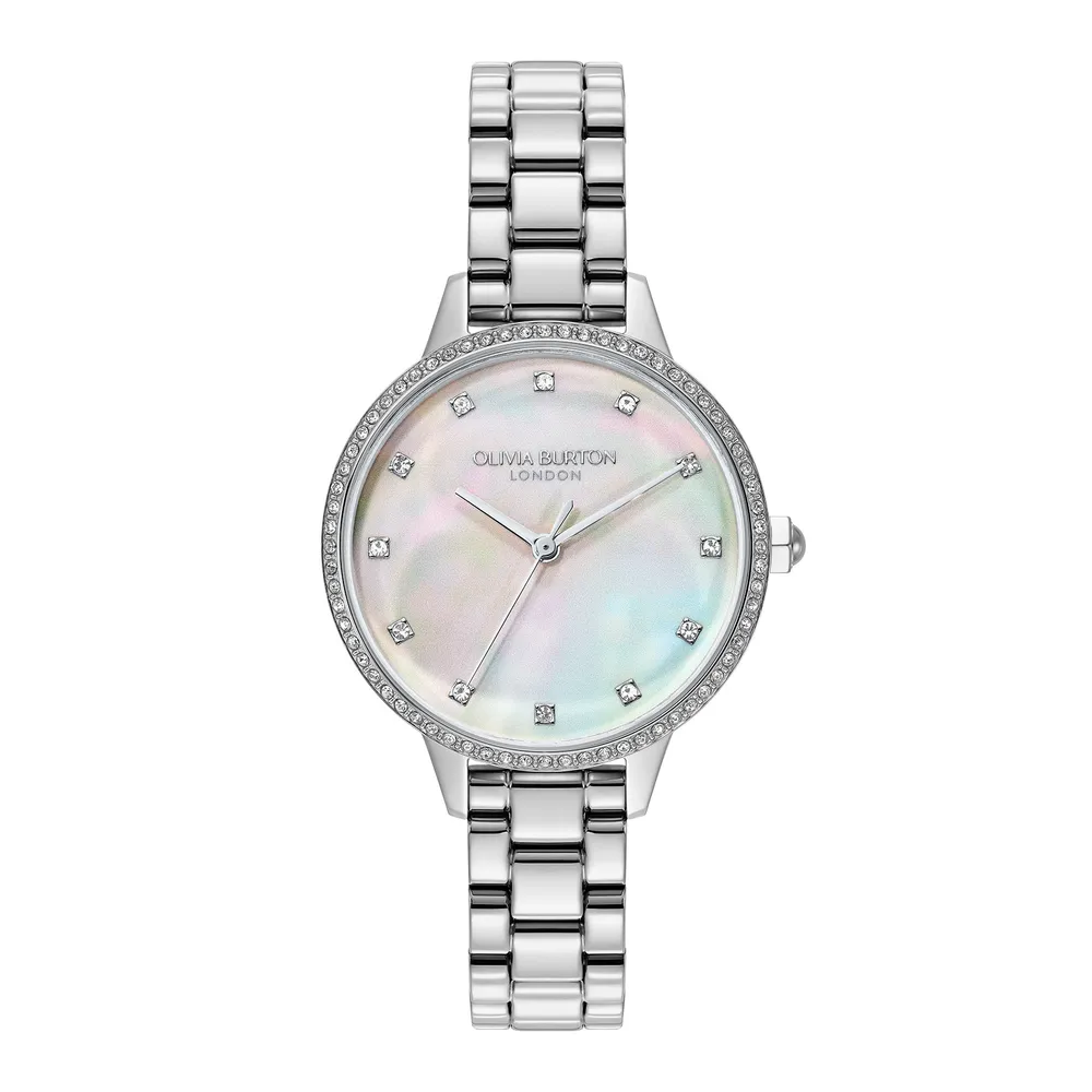 Olivia Burton Captivate Mother of Pearl And Silver 24000346