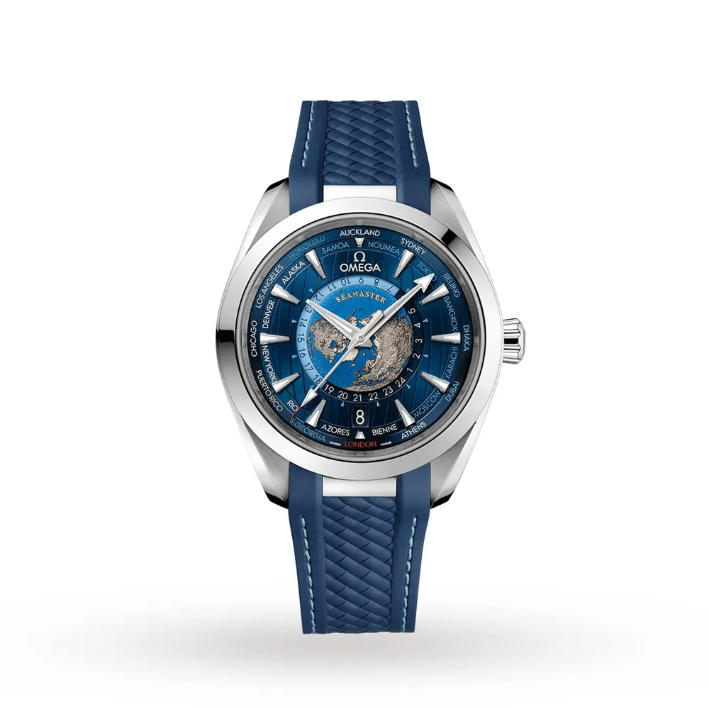 Omega Aqua Terra 150M CoAxial Master Chronometer GMT Worldtimer O22012432203001