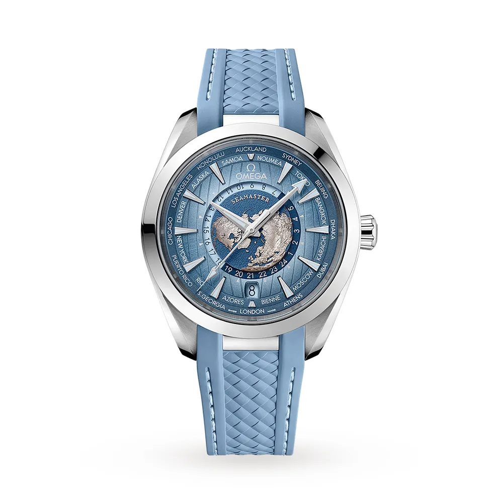 Omega Seamaster Aqua Terra 150M Co-Axial Master Chronometer Gmt Worldtimer O22012432203002