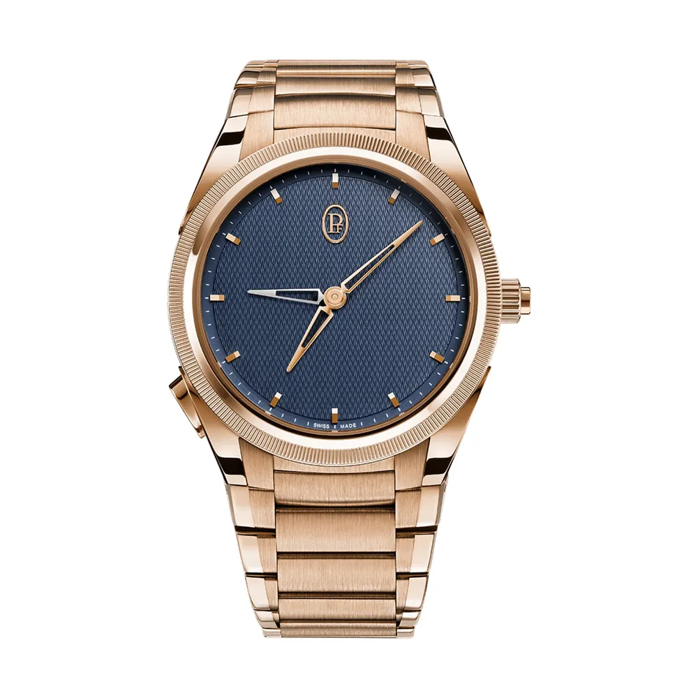 Parmigiani Fleurier TONDA PF GMT Rattrapante Rose Gold Milano Blue pfc905-2020001-200182
