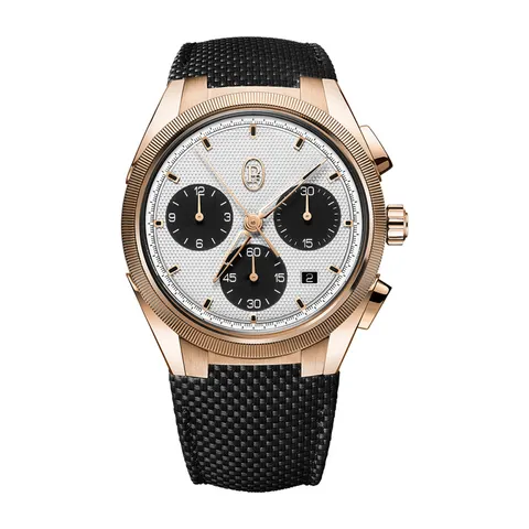 Parmigiani Fleurier TONDA PF Sport Chronograph Rose Gold Silver Black COSC