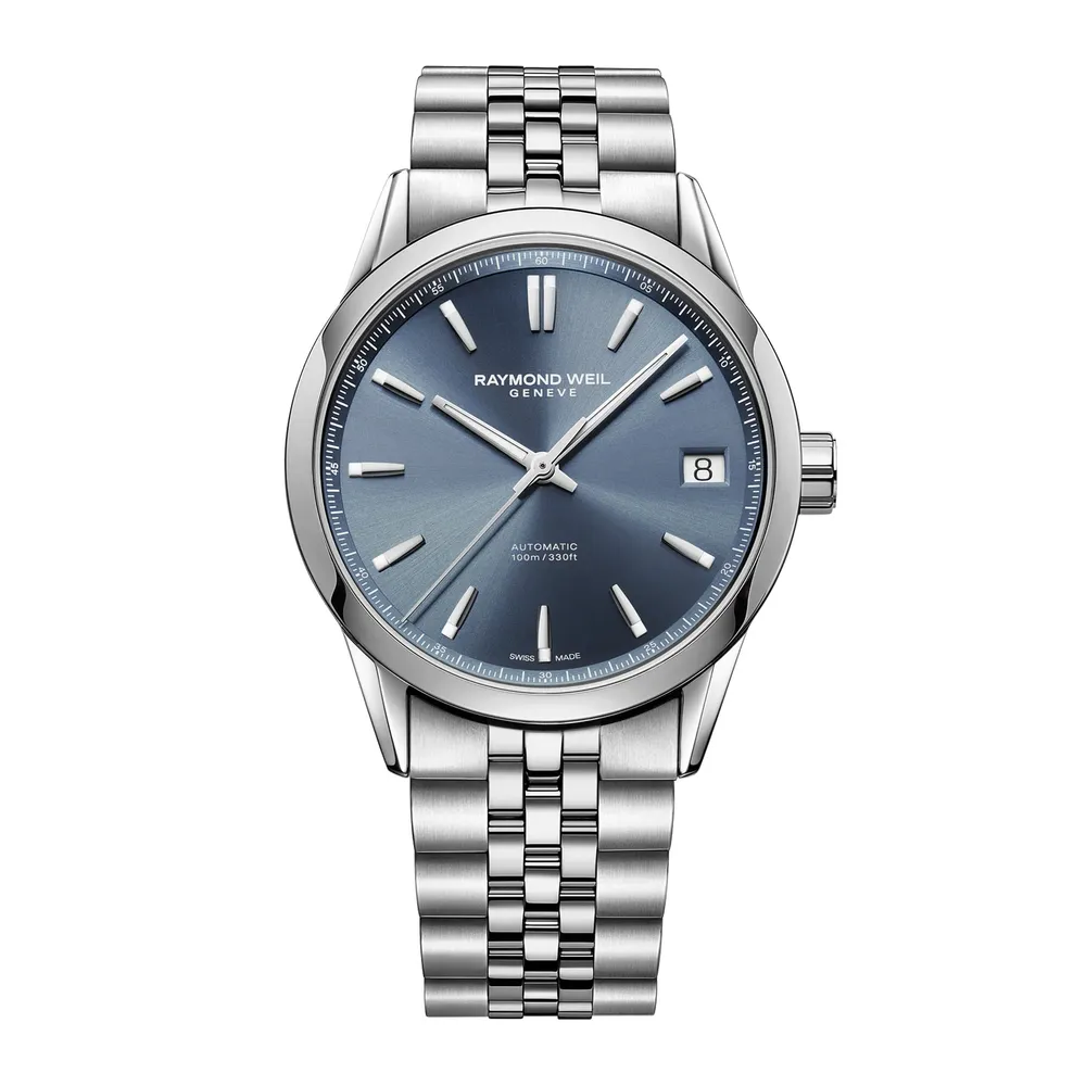 Raymond Weil Freelancer Date Blue Dial Stainless Steel 2741-ST-50001