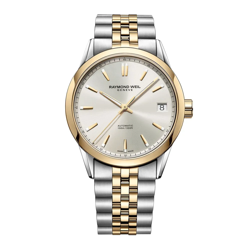 Raymond Weil Freelancer Date Classic Two-Tone Yellow Gold 2741-STP-64001