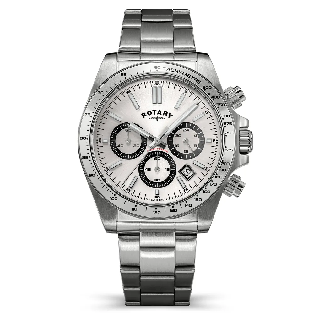 Rotary Sport Chronograph Steel White RGB10101/01