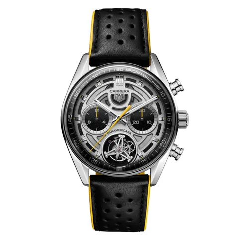 TAG Heuer Carrera Chronograph Tourbillon X Porsche Panamericana Skeleton Limited Edition