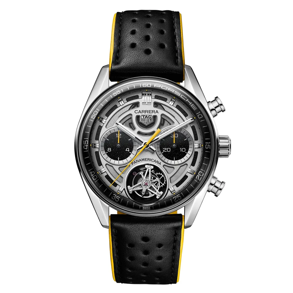 TAG Heuer Carrera Chronograph Tourbillon X Porsche Panamericana Skeleton Limited Edition CBS5012.FC6571