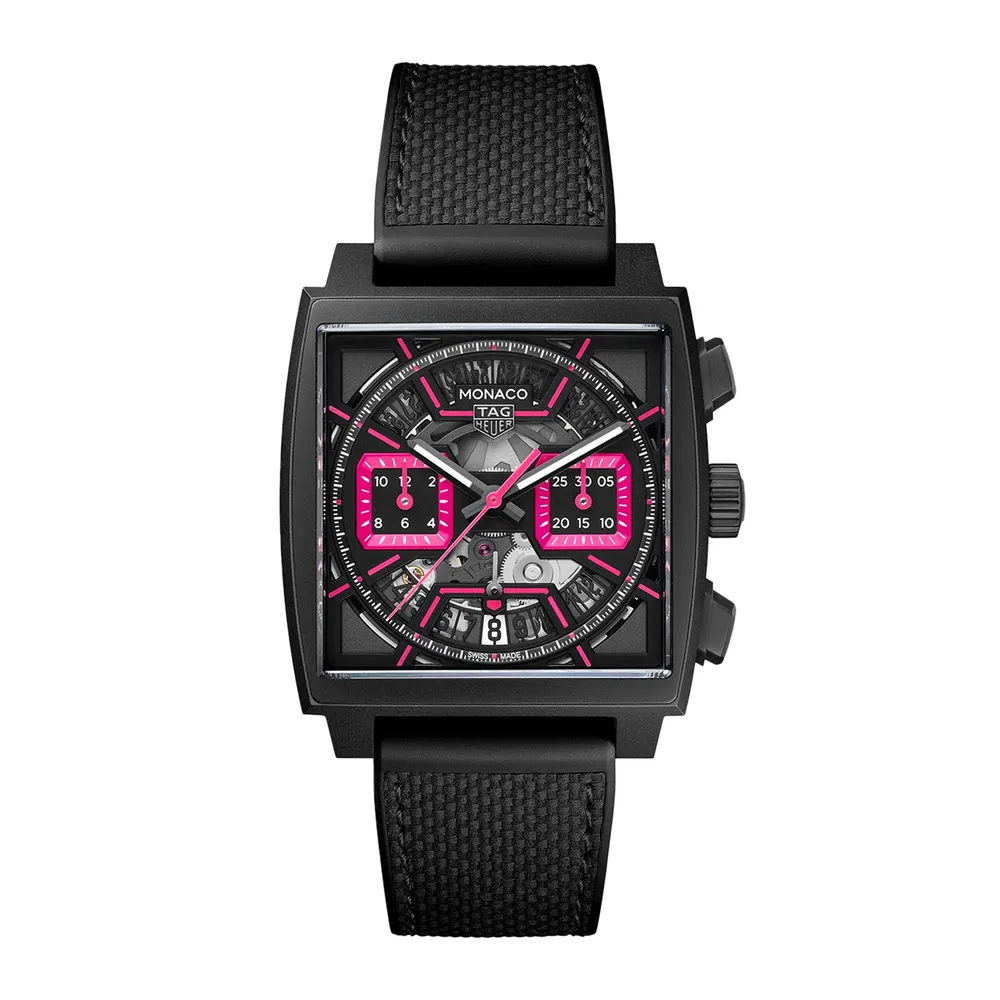 TAG Heuer Monaco Chronograph Pink CBL218B.FT6236