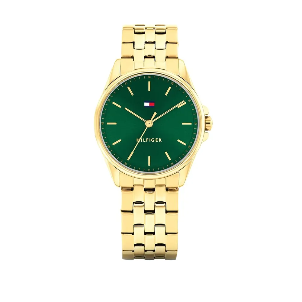 Tommy Hilfiger Jade Stainless Steel Green Dial 1782799