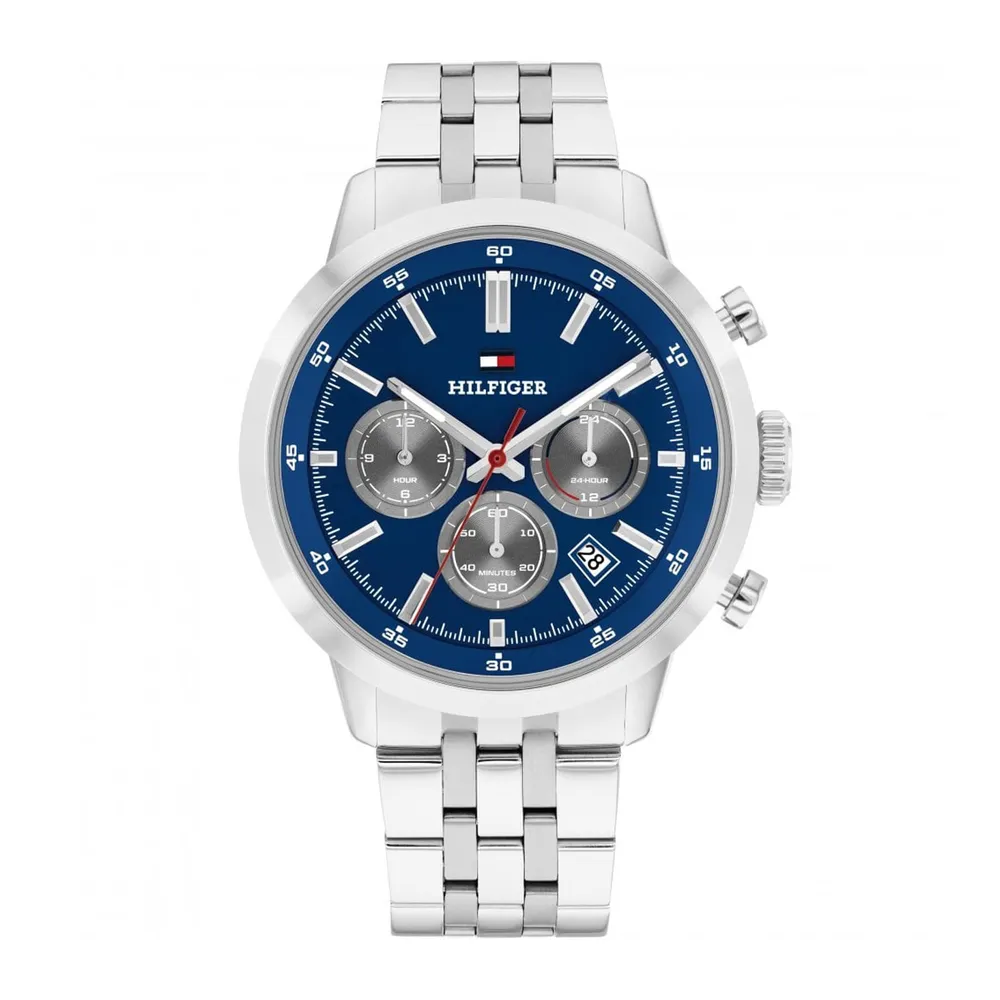 Tommy Hilfiger Kent Blue Dial Bracelet Chronograph 1710753