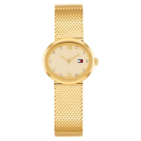 Tommy Hilfiger Moira Stainless Steel Gold Dial