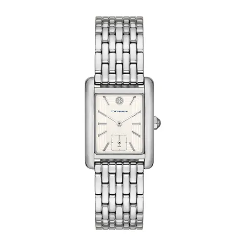Tory Burch Eleanor Silver Tone Stainless Steel