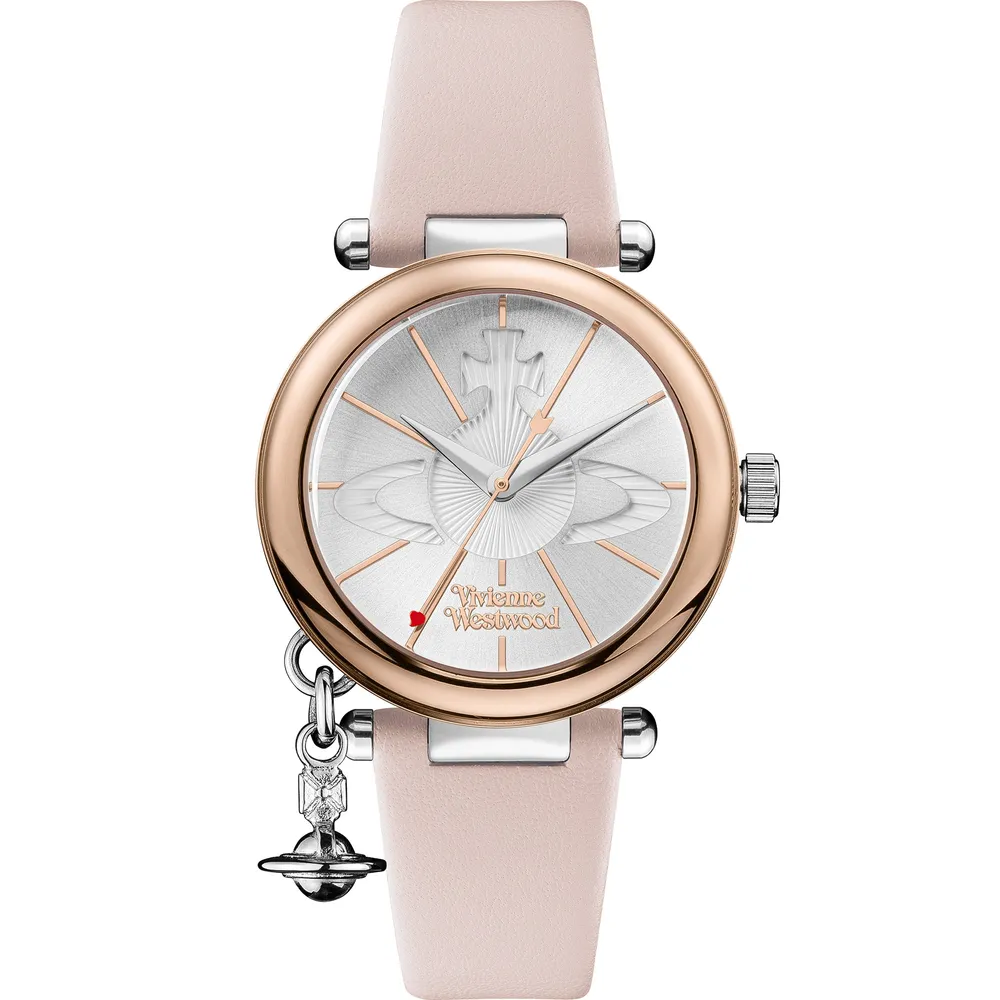 Vivienne Westwood Exclusive Orb Quartz Pink Strap & White Dial VV006RSPK