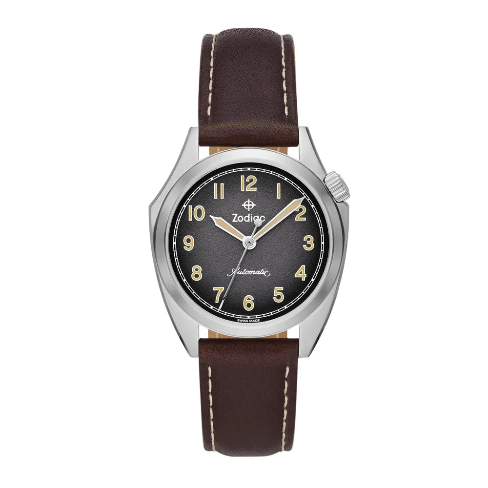 Zodiac Field Olympos Automatic Leather ZO9712