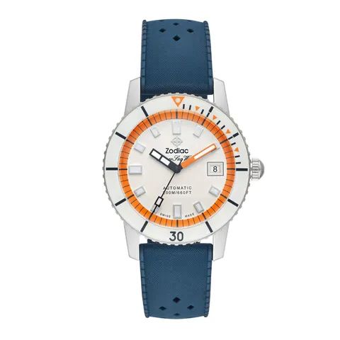 Zodiac Super Sea Wolf Compression Diver Automatic Rubber Strap