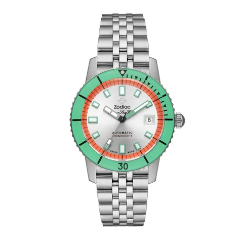 Zodiac Super Sea Wolf Compression Diver Automatic Stainless Steel