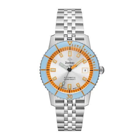 Zodiac Super Sea Wolf Compression Diver Automatic Stainless Steel