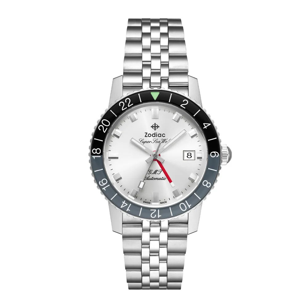 Zodiac Super Sea Wolf GMT Automatic Stainless Steel ZO9415